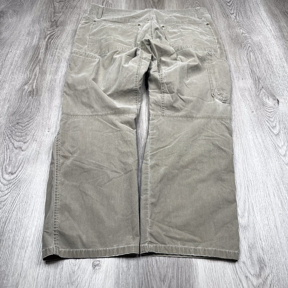 Kuhl Revolvr Vintage Patina Dye Pants Mens Size 36 Inseam 28" Beige - Picture 13 of 16